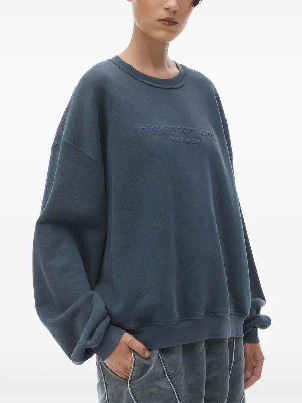 Alexander wang スウェット　限定カラー alexander wang - 【ラスト1点】BI-COLOR ACID SWEATSHIRT WITH