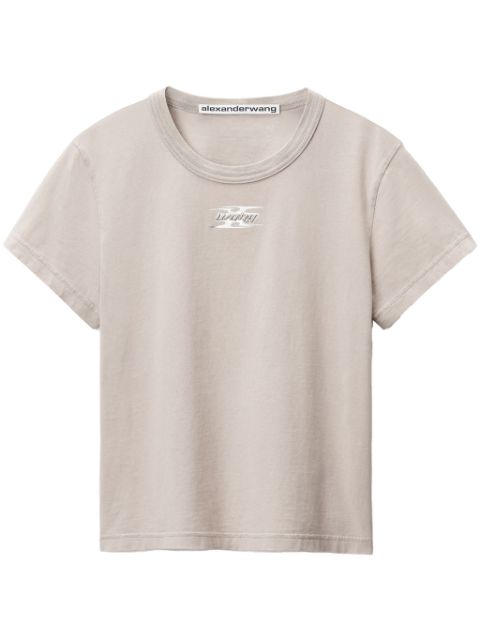 Cheap Alexander Wang blade-logo cotton T-shirt Women