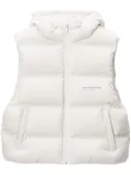 Alexander Wang cropped puffer vest - White