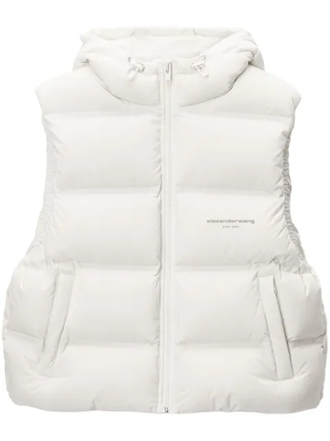 Alexander Wang cropped puffer vest