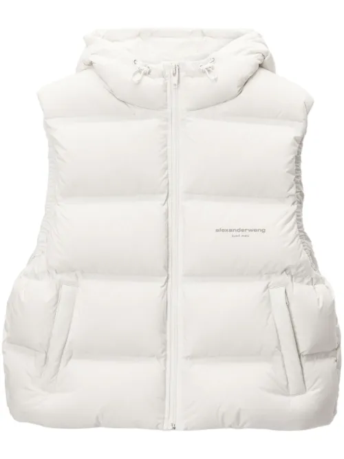 Doudoune crop à design sans manches - Alexander Wang - Modalova