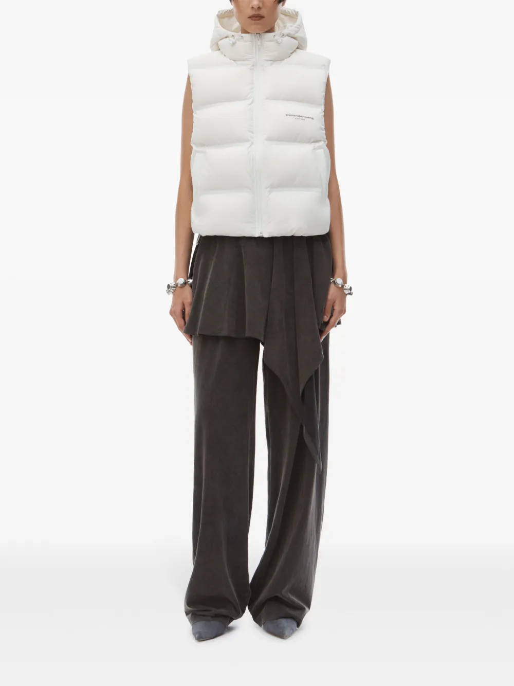 Alexander Wang cropped puffer vest | Waistcoats & Gilets | Image 2