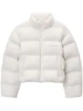 Alexander Wang cropped puffer jacket - White