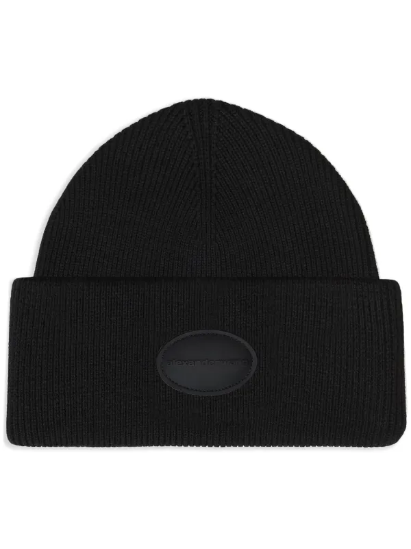 Alexander Wang ロゴパッチ ビーニー | ブラック | FARFETCH JP