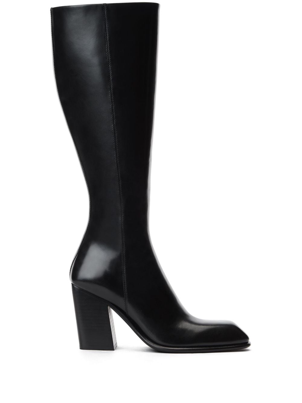 Shop Alexander Wang 95mm Throttle Knee-high Boot In Black