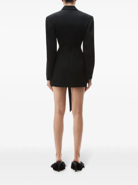 Alexander Wang asymmetric blazer wool-twill mini dress 1WC4246697001 - 2
