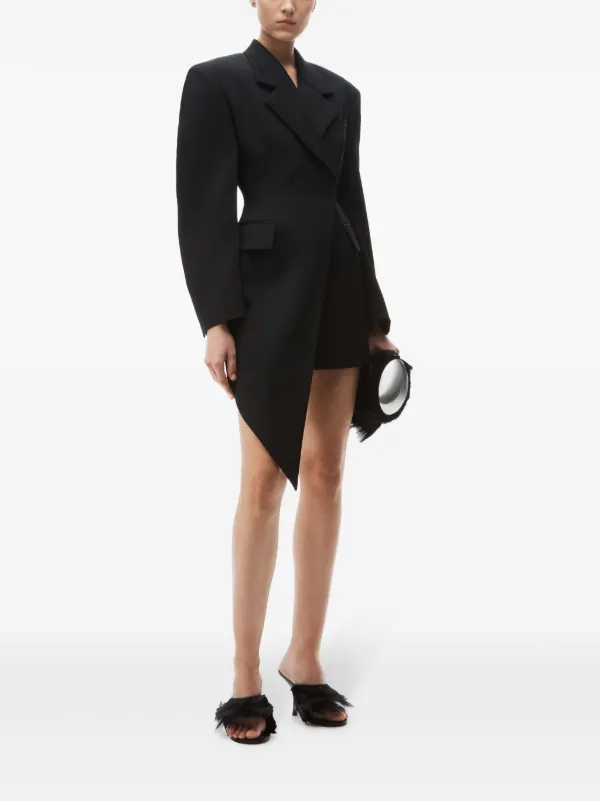 Alexander Wang アシンメトリー ミニドレス | ブラック