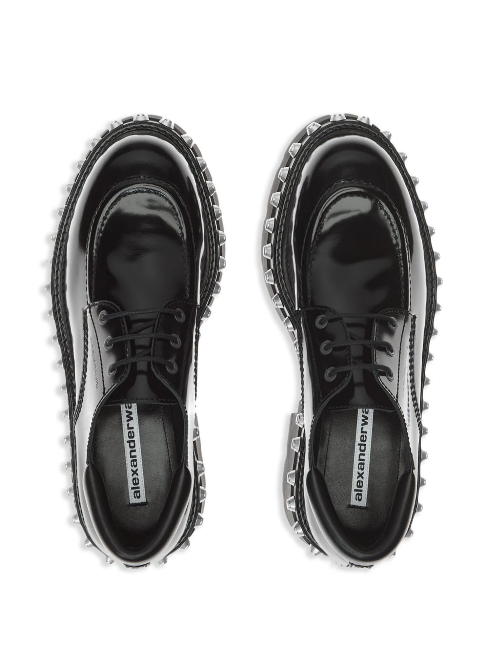 Shop Alexander Wang Atlas Derby Shoes In Black