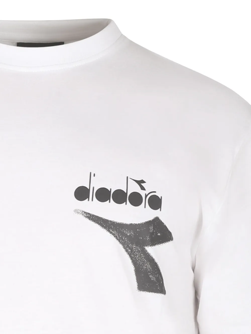 Diadora Junior T-shirt met logoprint Wit