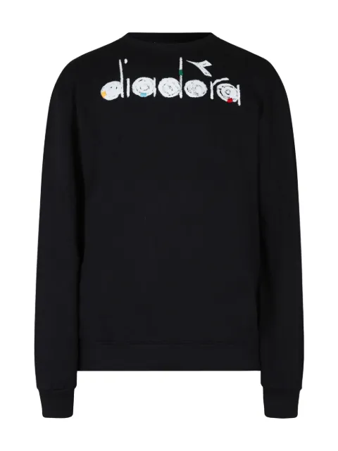 Diadora Junior logo-print sweatshirt
