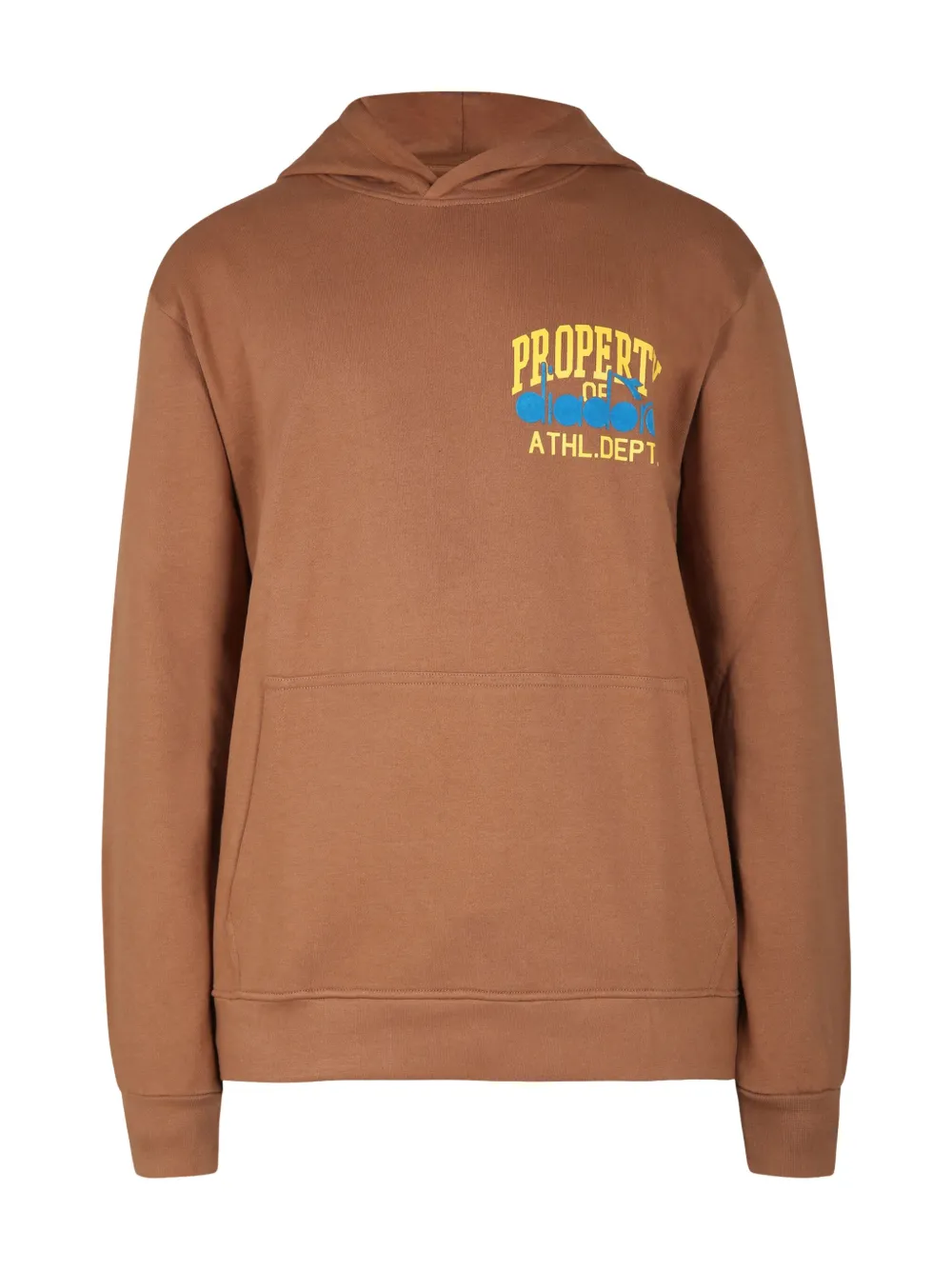 Diadora Junior logo-print hoodie - ブラウン Diadora Junior logo-print hoodie - ブラウン