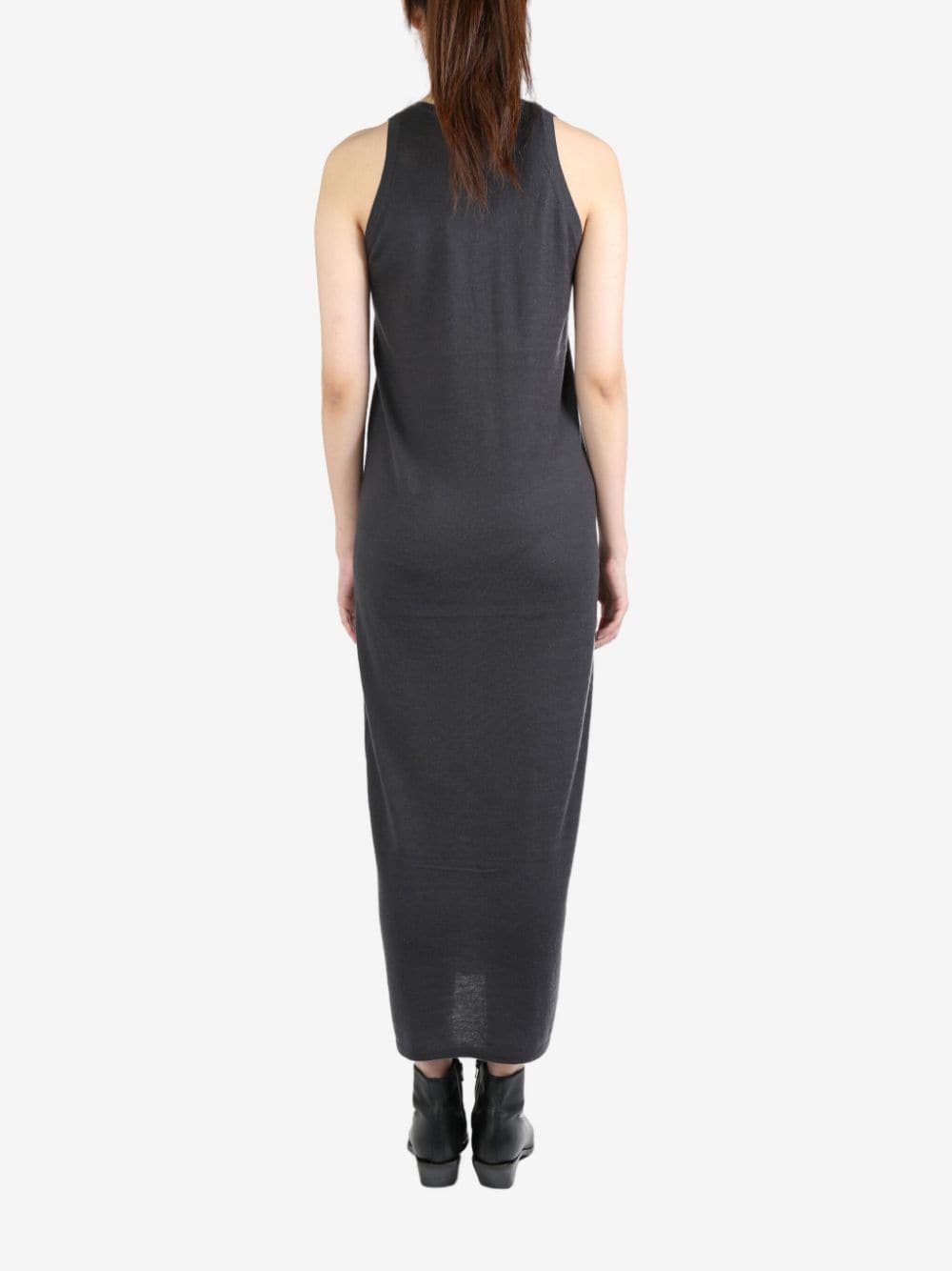 Shop Frenckenberger Cashmere Maxi Dress In Grey