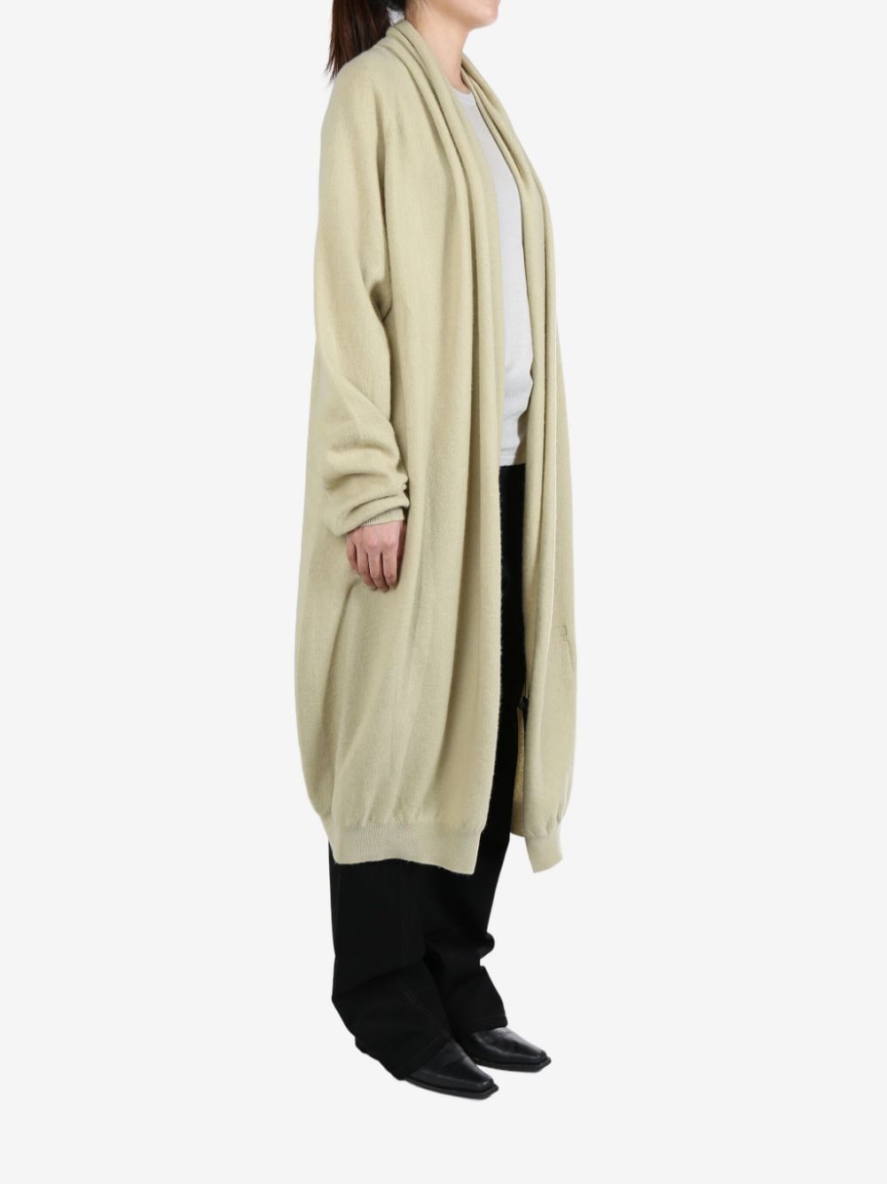 Frenckenberger cashmere cardi-coat - Beige