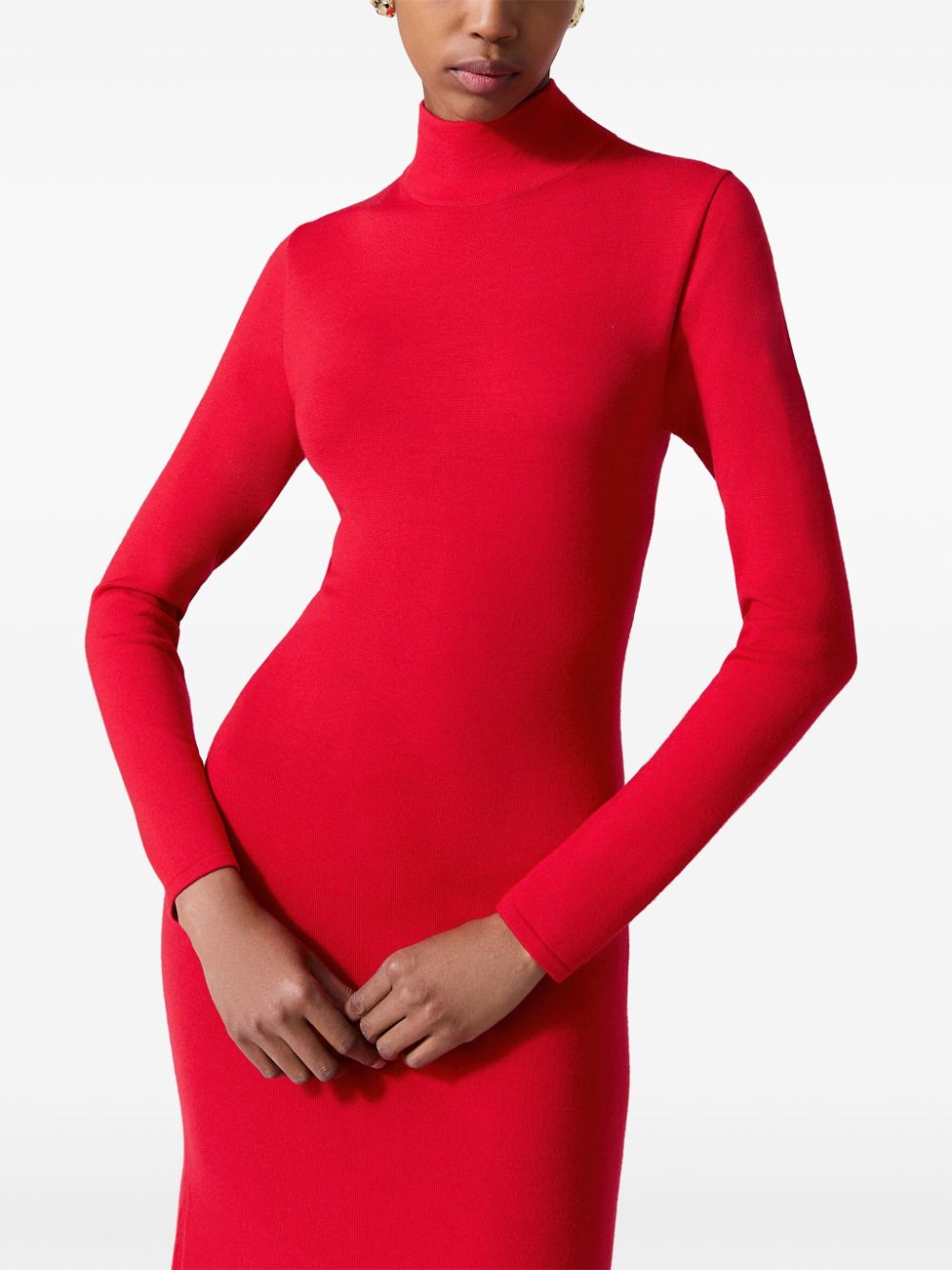 Carolina Herrera high-neck knitted dress Women