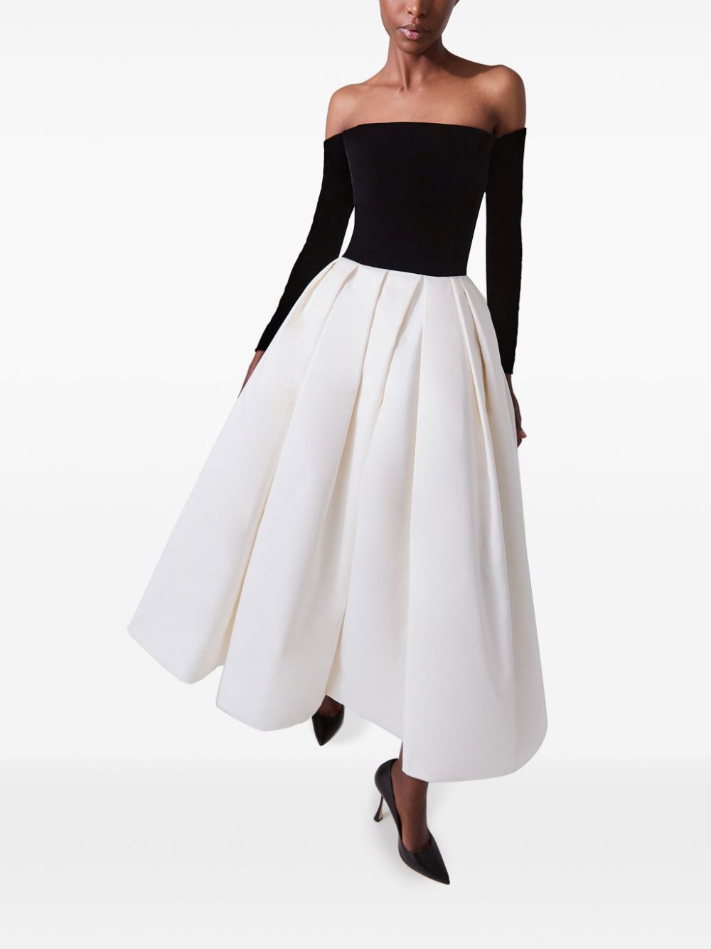 Carolina Herrera off-shoulder midi dress Women