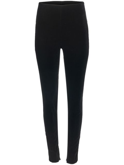 Carolina Herrera skinny-cut velvet trousers Women