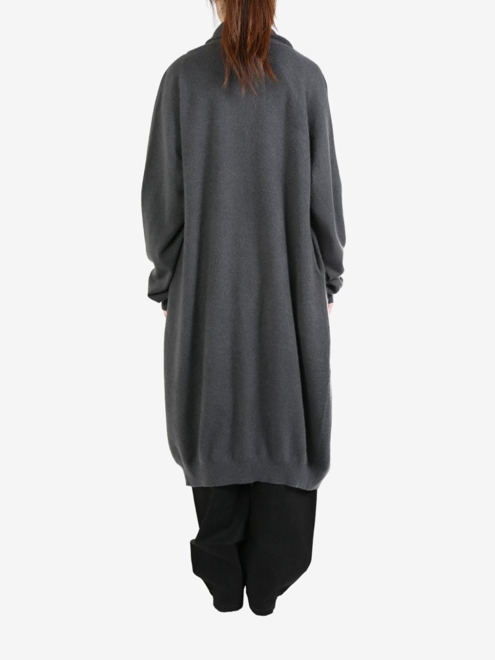 Shop Frenckenberger Cashmere Cardigan In Grey