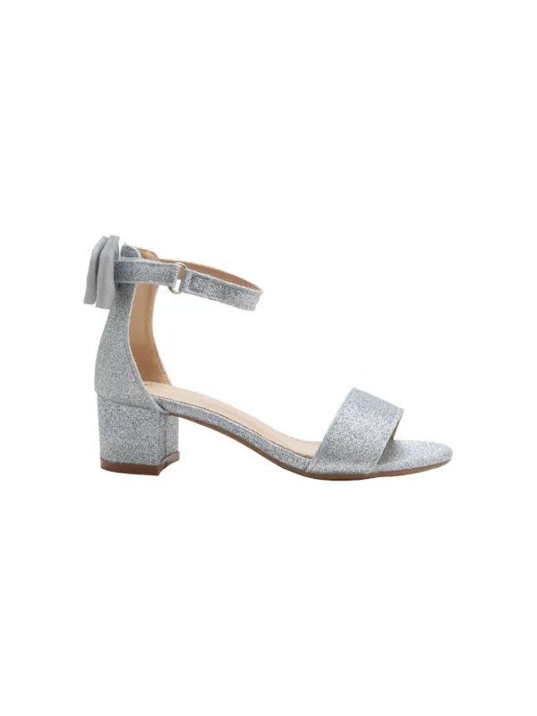 Open toe glitter heels shop