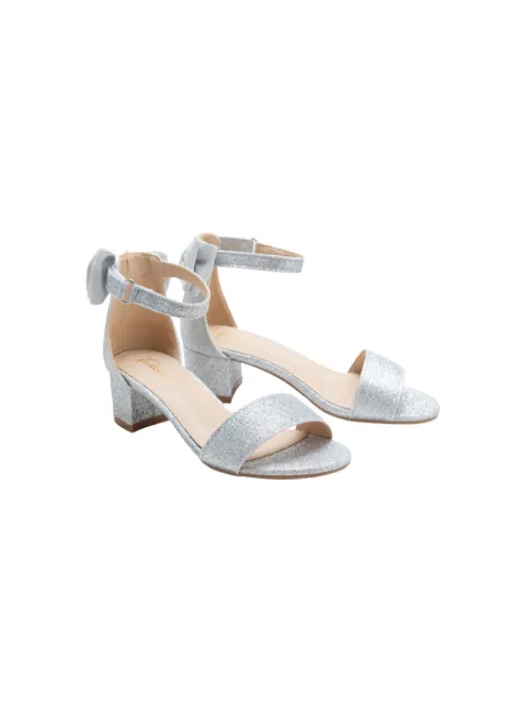 Tulleen glitter block-heels sandals 