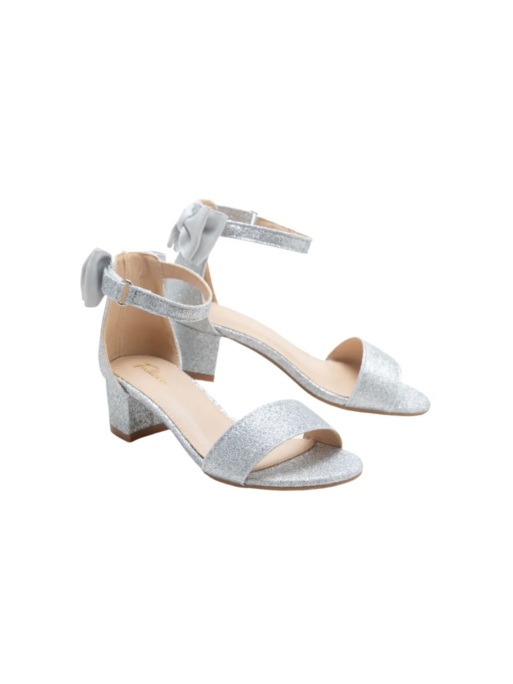 Tulleen glitter block-heels sandals Pink