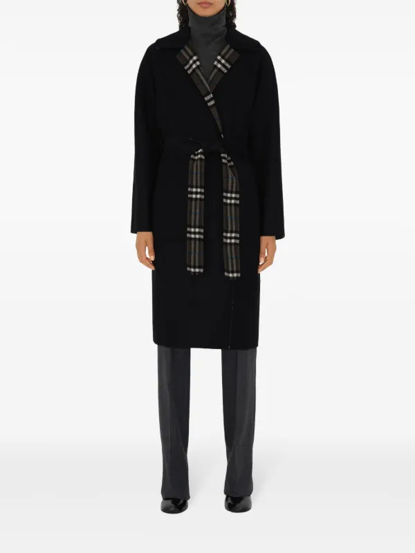 【VIP価格】BURBERRY Check boucle Coat Check Bouclé Coat in String/fossil - Women, Cotton, Nylon