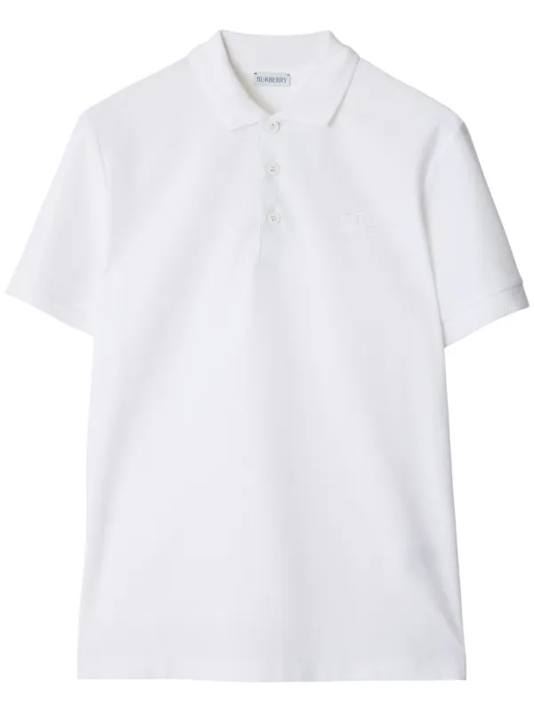 Burberry Cotton Polo Shirt | White | FARFETCH