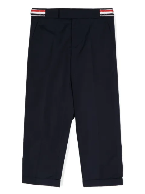 Thom Browne Kids RWB-stripe tailored trousers