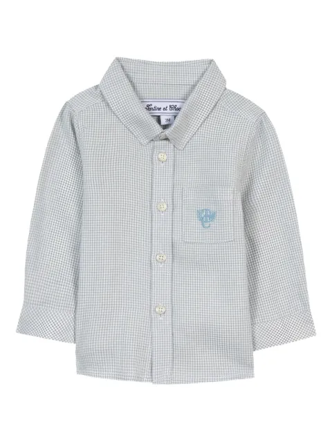 Tartine Et Chocolat gingham-check shirt