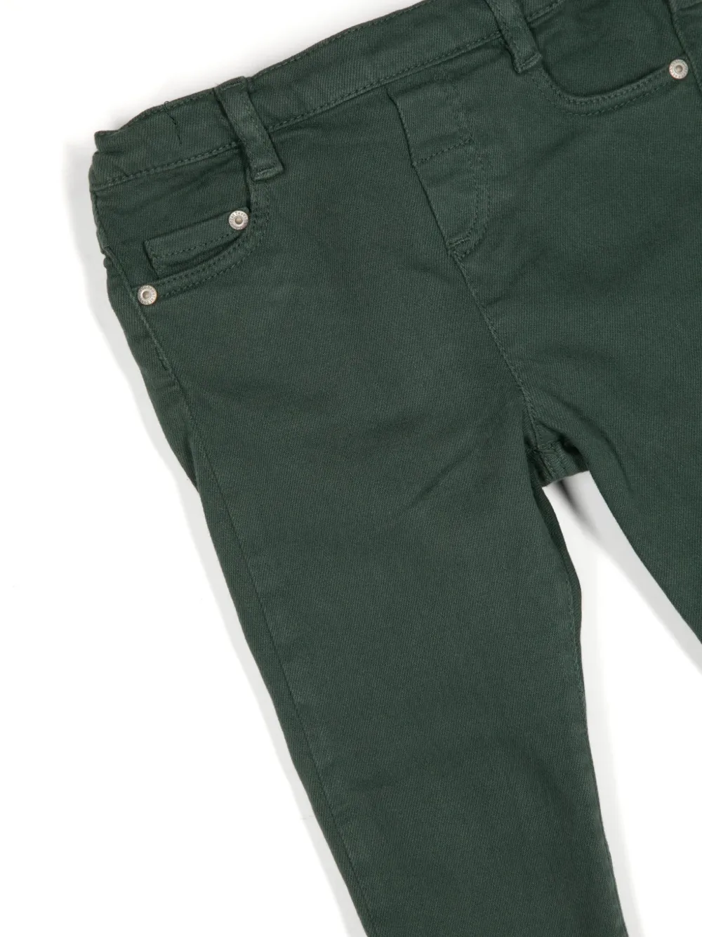 Tartine Et Chocolat Jeans met logopatch Groen