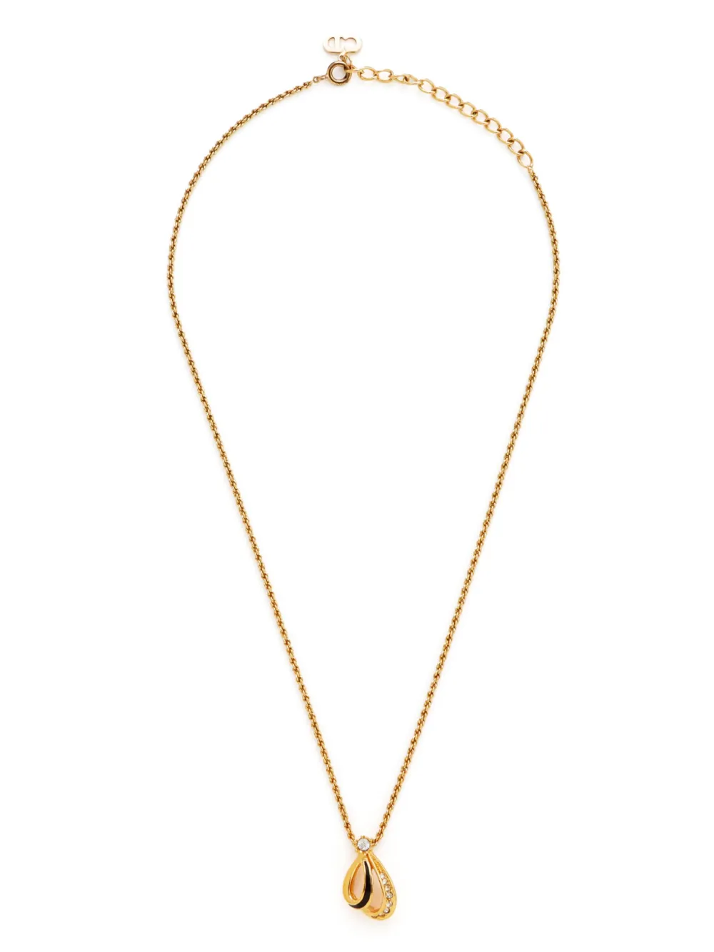 Christian Dior Pre-Owned collar con dije | dorado | Image 1