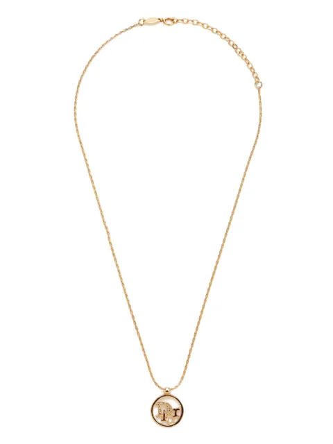 Christian Dior Pre-Owned collar con dije del logo