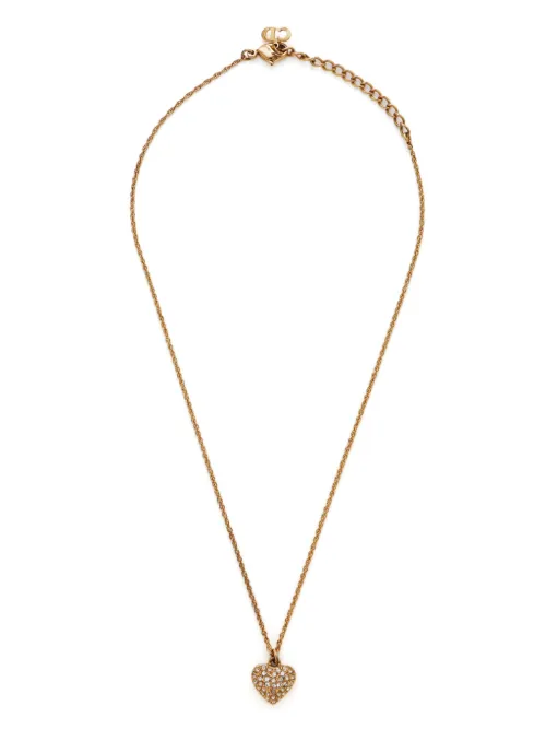 Collier à pendentif cœur - Christian Dior Pre-Owned - Modalova
