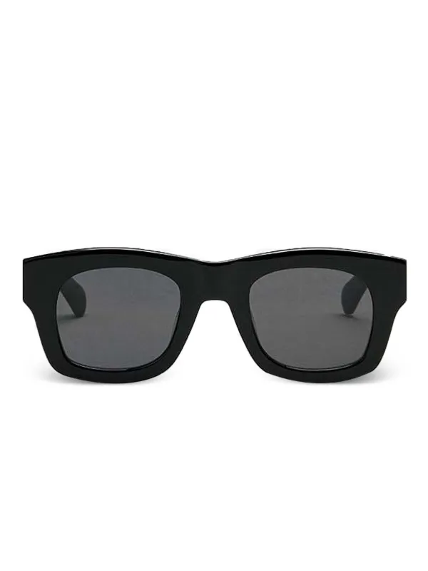 Ami Paris Rectangle-frame Sunglasses in Black