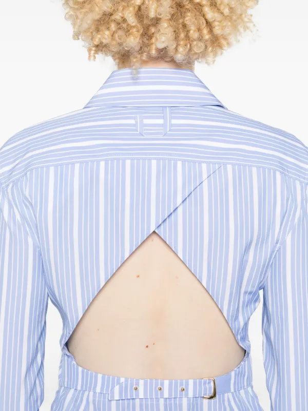 Jacquemus La Chemise De Costume Shirt | Blue | FARFETCH AU
