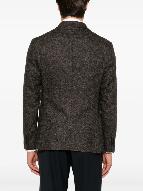 Tagliatore ヘリンボーン ジャケット | ブラウン | FARFETCH JP