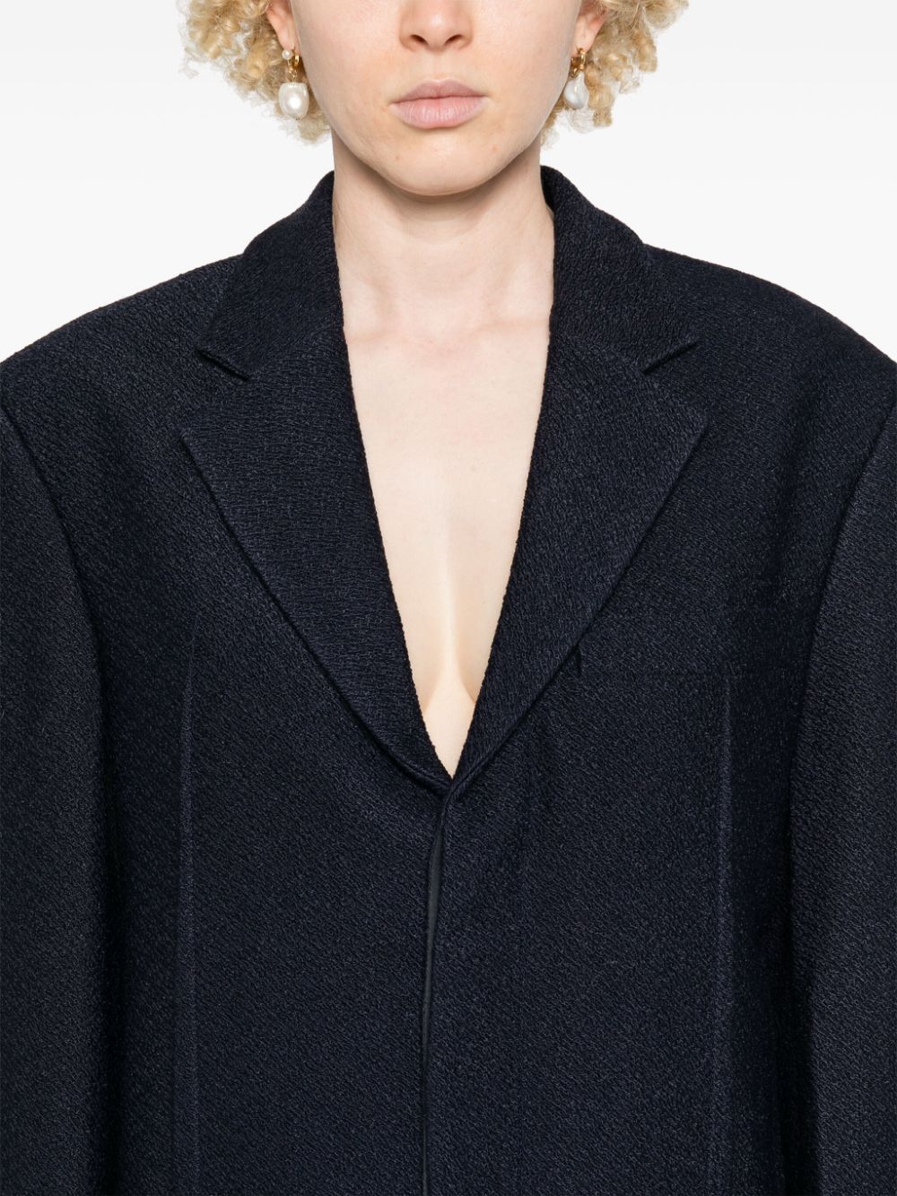 Shop Jacquemus La Veste D'homme Blazer In Blue