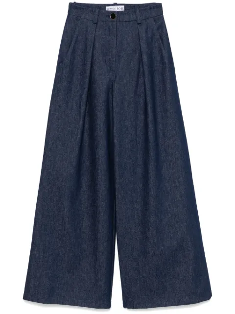 Rowen Rose pleat-detail jeans