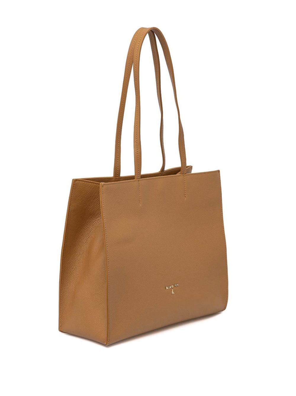 Shop Patrizia Pepe Logo Tote Bag In Neutrals