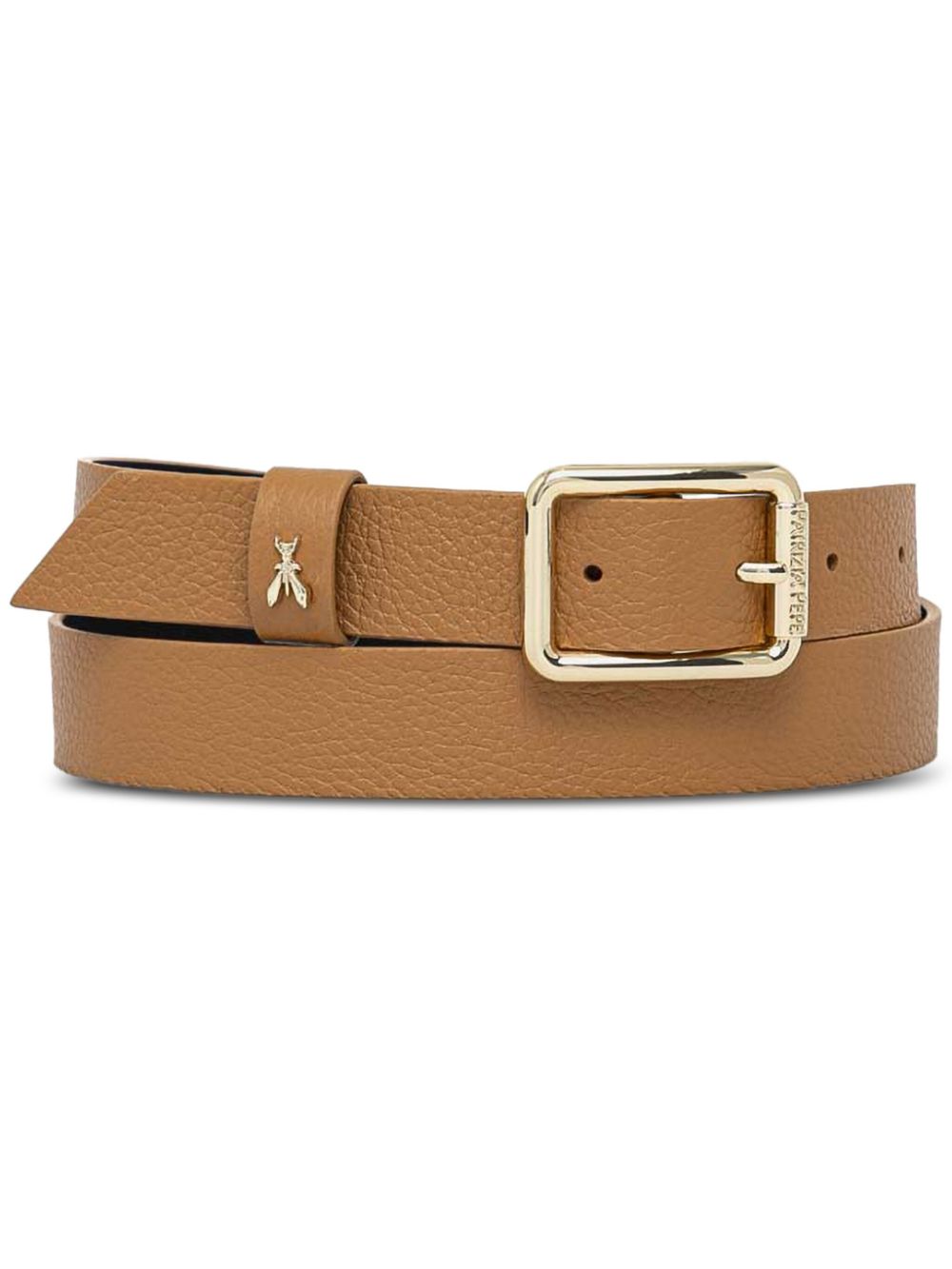 Logo buckle belt