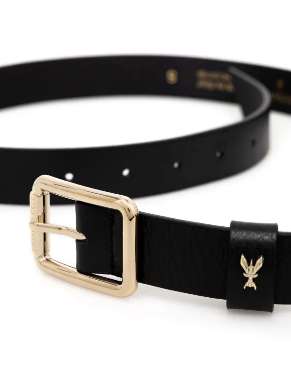 Patrizia Pepe Logo Buckle Belt | Black | FARFETCH