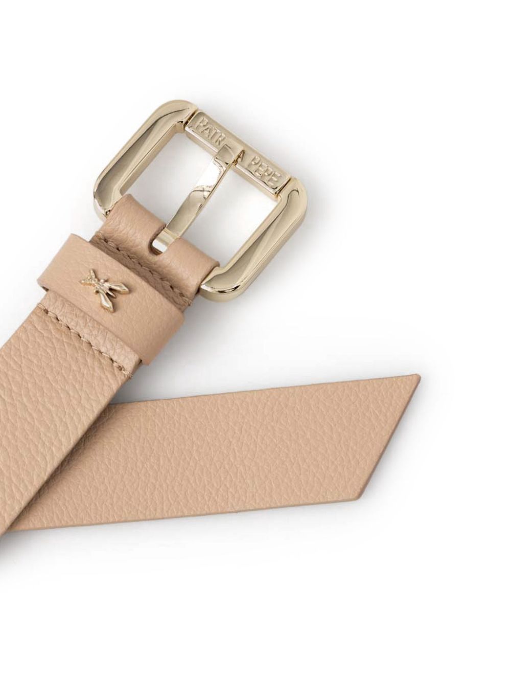 Patrizia Pepe leather belt - Beige