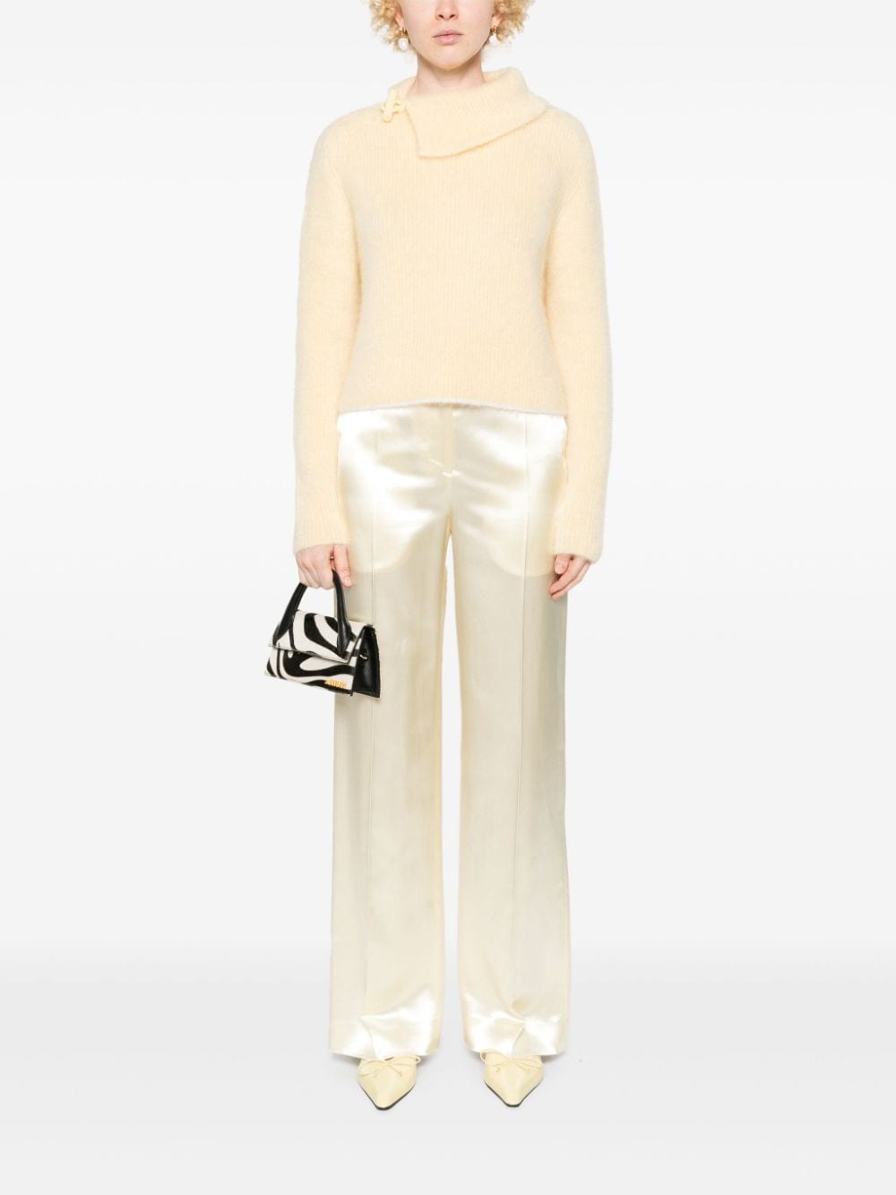 Shop Jacquemus Le Pull Marina Sweater In Yellow