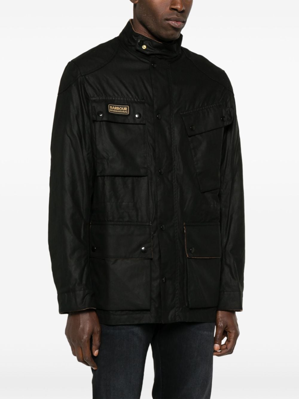 Shop Barbour International Westross Jacket In Schwarz