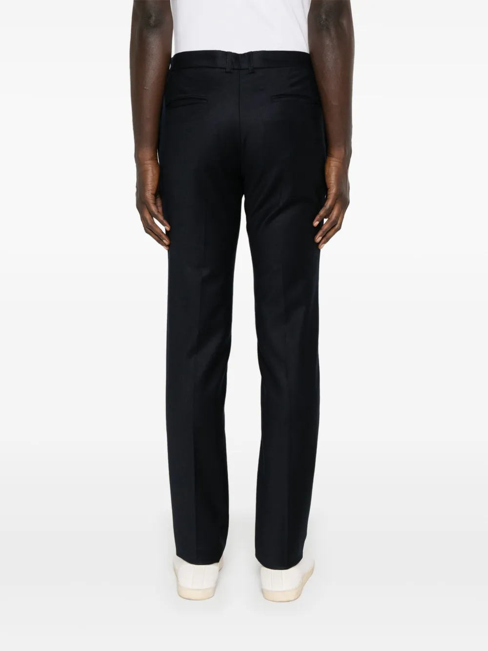 Emporio Armani Flanellen broek Blauw