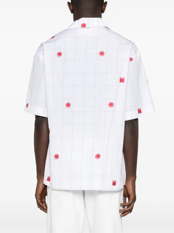 【関税&送料込み】Jacquemus 'La Chemise Baseball' White Sh Jacquemus La Chemise Jean Shirt | White | FARFETCH