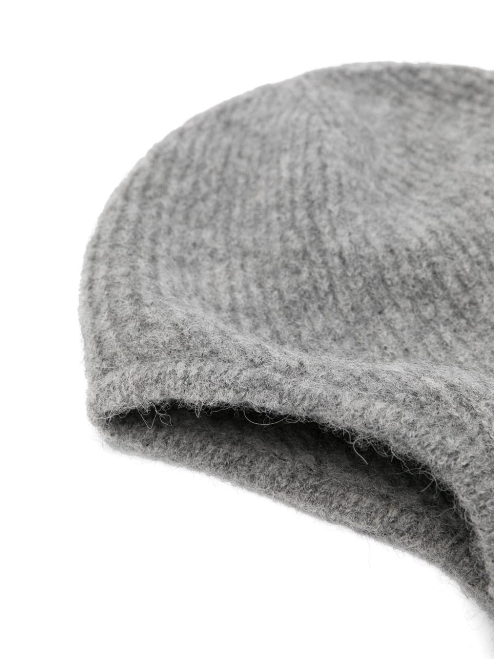 Shop Jacquemus La Capuche Gros Grain Beanie Hat In Grey