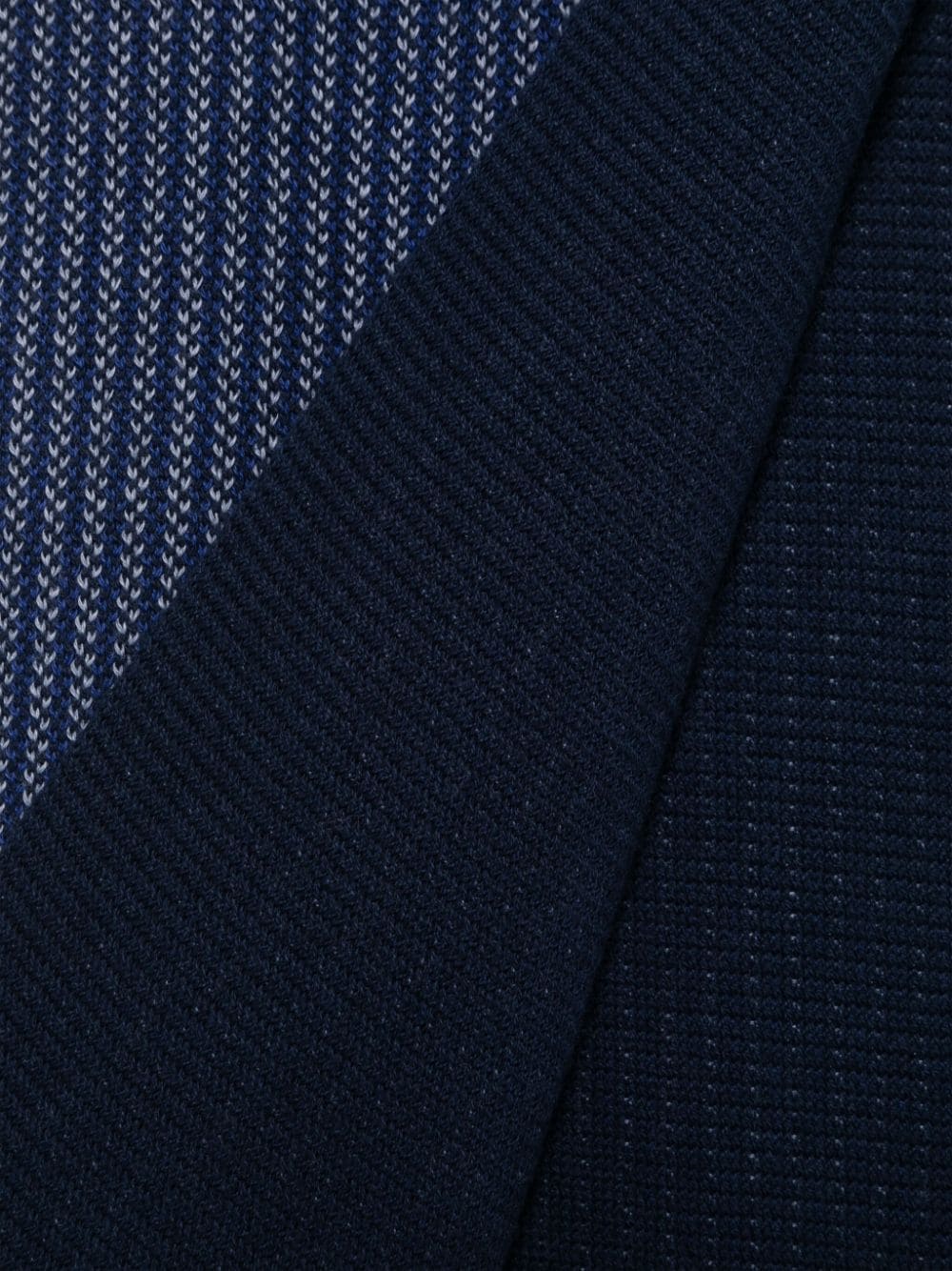 BOSS Sjaal met monogram jacquard - Blauw