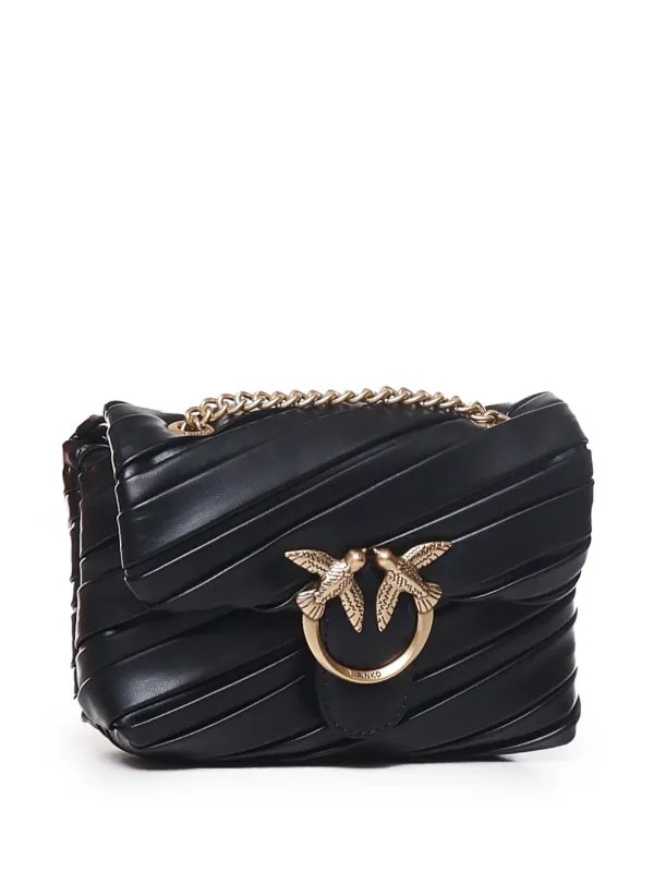 PINKO Love Puff Crossbody Bag | Black | FARFETCH