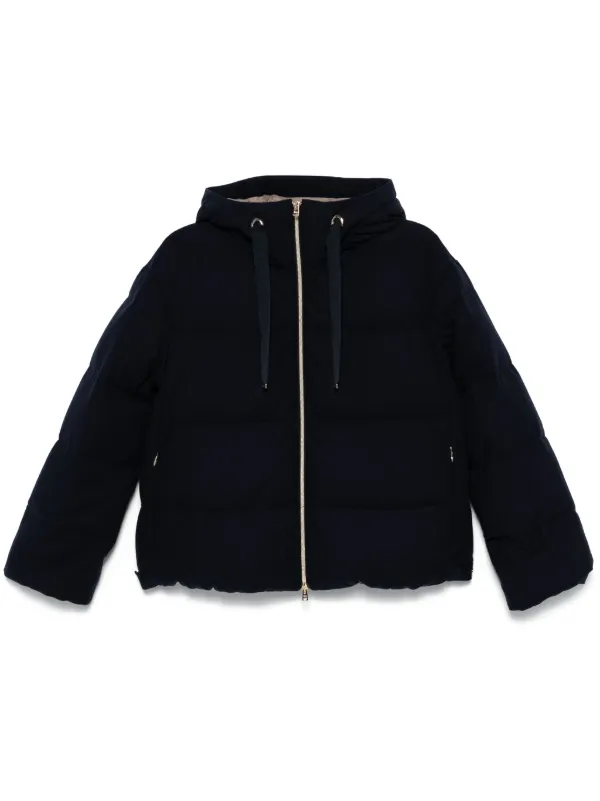 HERNO ロゴモチーフパデッドジャケット 【関税込】 Herno パデッドジャケット | ニュートラル | FARFETCH JP