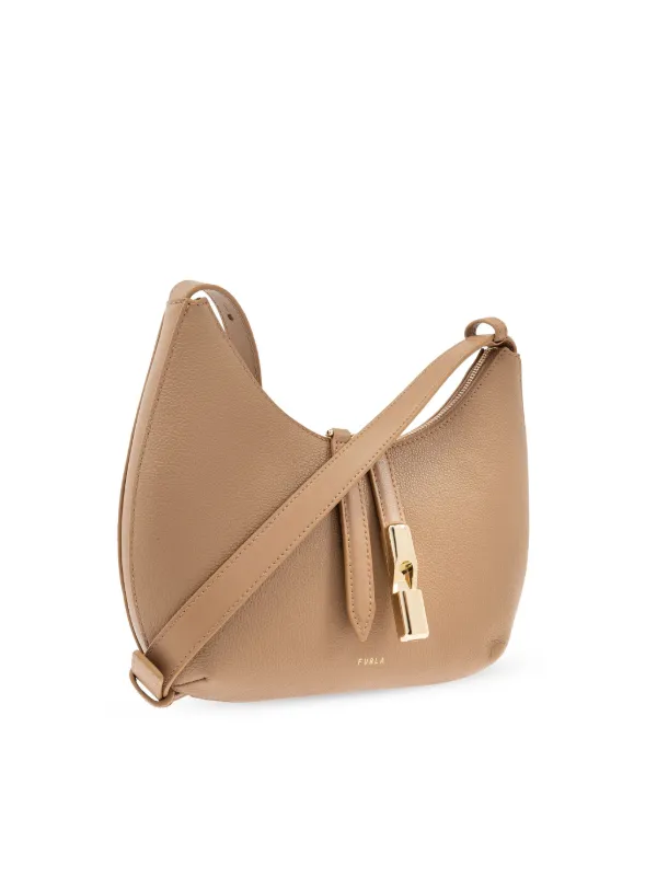Furla Goccia Shoulder Bag | Brown | FARFETCH JO